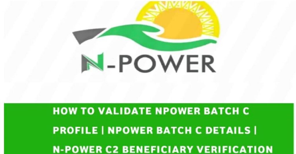 Npower Batch C Portal Login