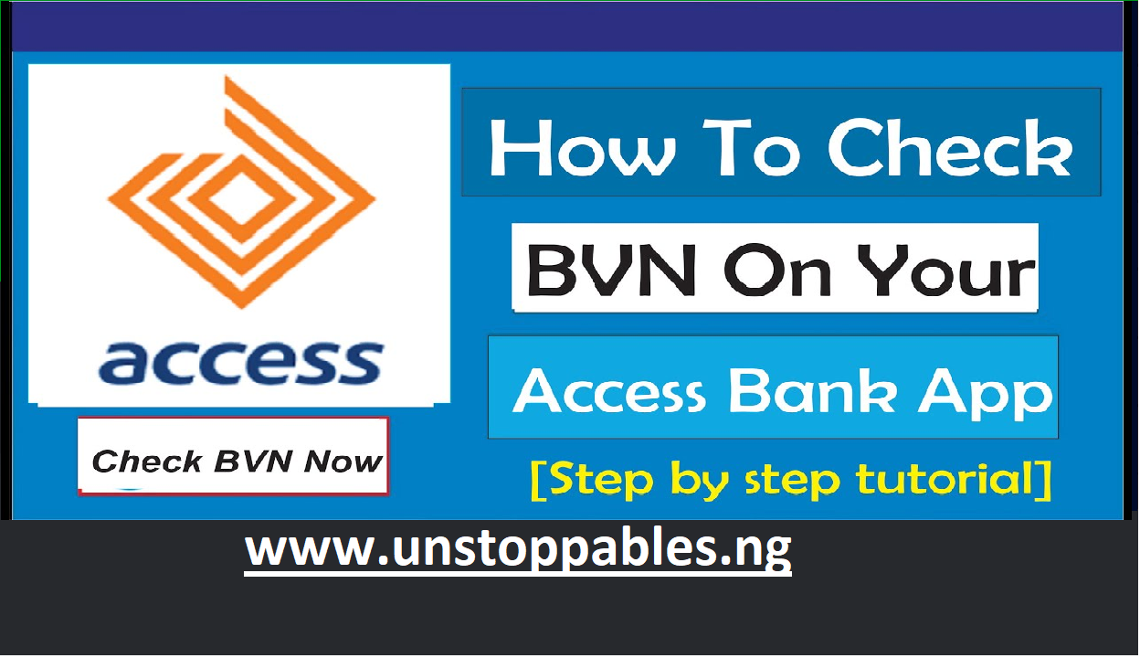 How to Check BVN on Access Bank