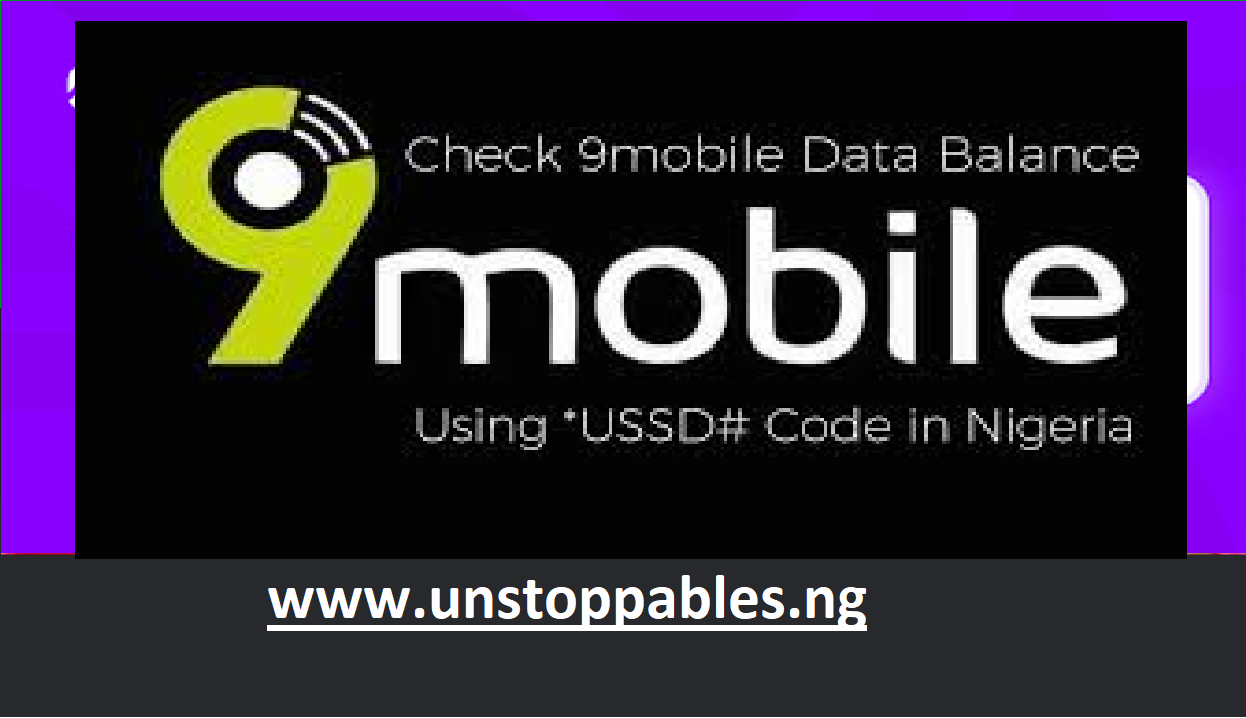 How to Check Data Balance on 9mobile