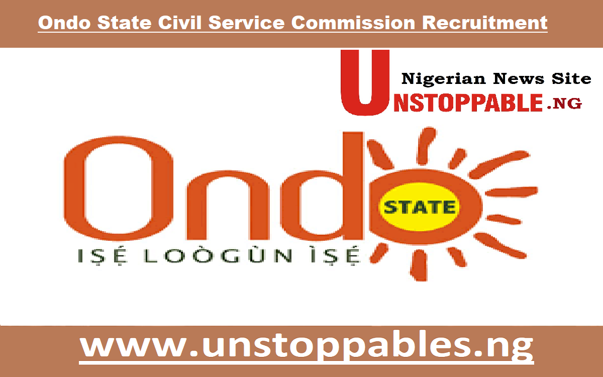 Ondo State Civil Service Commission Recruitment