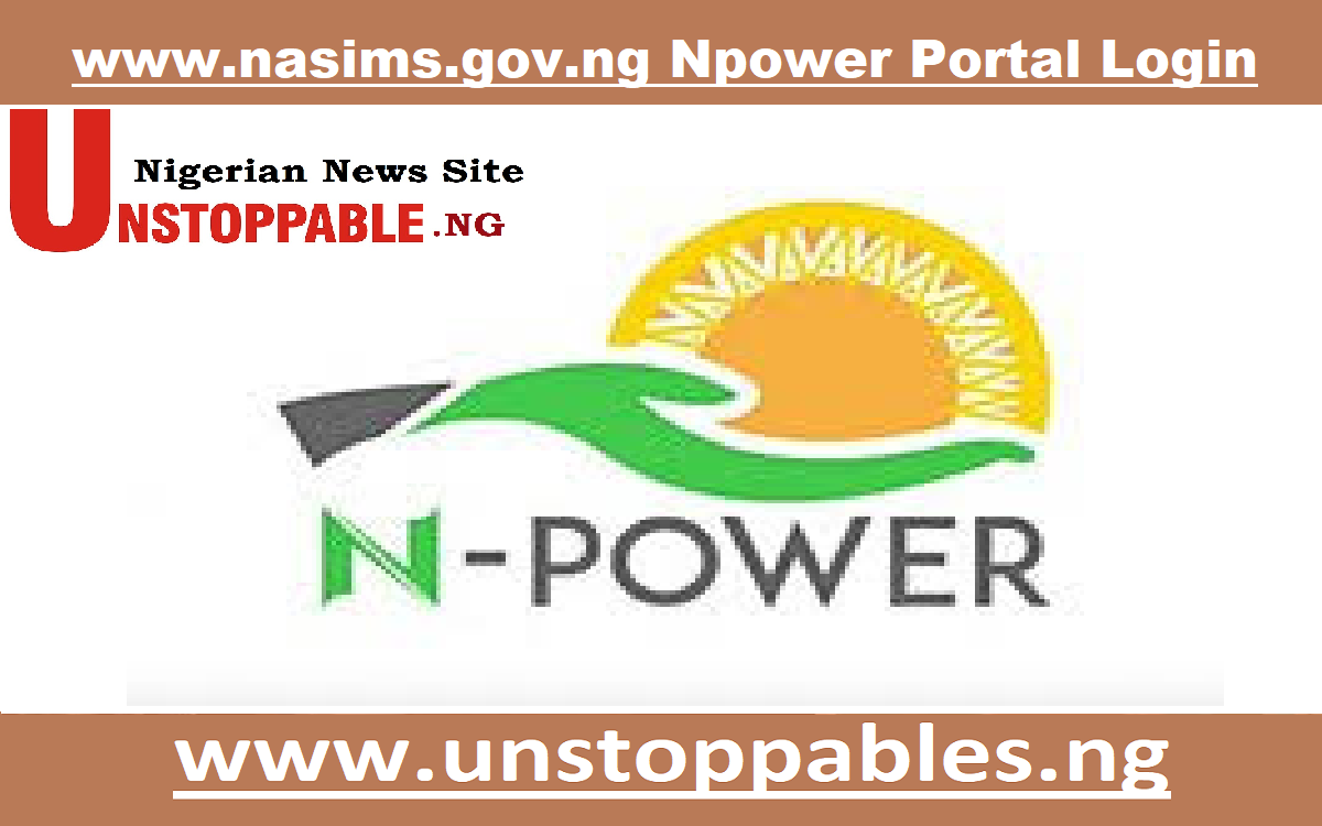 www.nasims.gov.ng Npower Portal Login