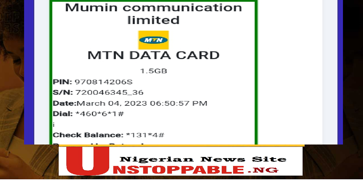 How to Load MTN Card in Nigeria