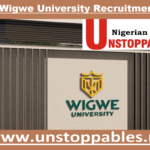 Wigwe University Recruitment